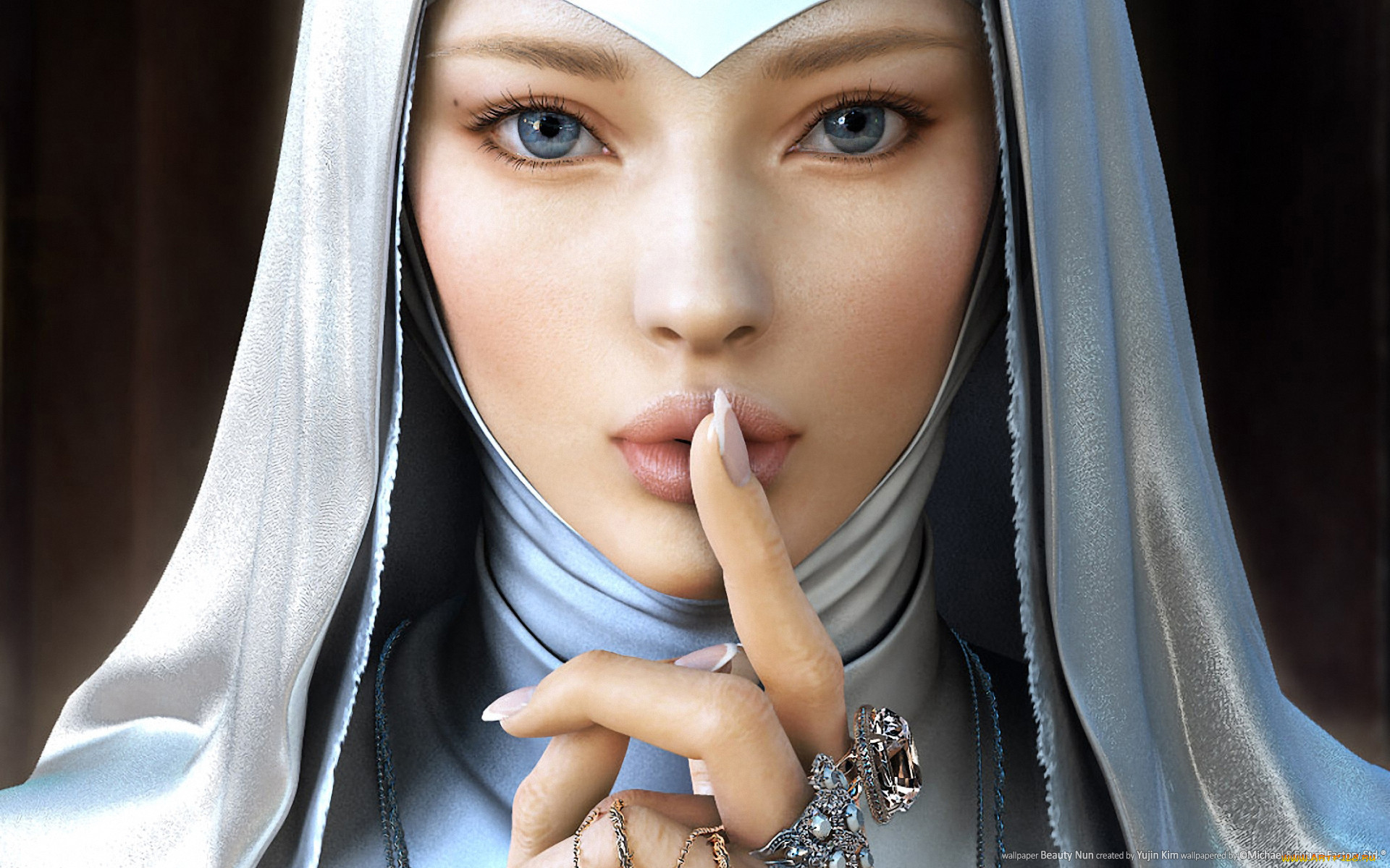 beauty, nun, , 